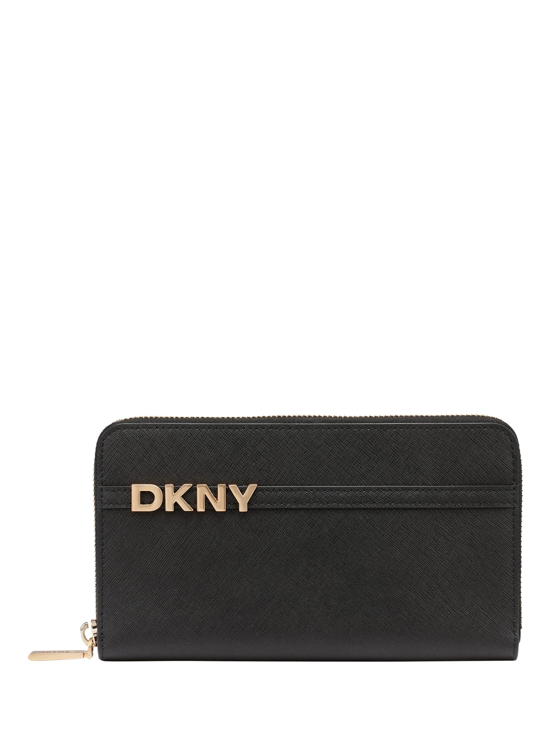 Product image 1 of 5, which shows CHARLES & KEITH Avril Zip Up Wallet, Black