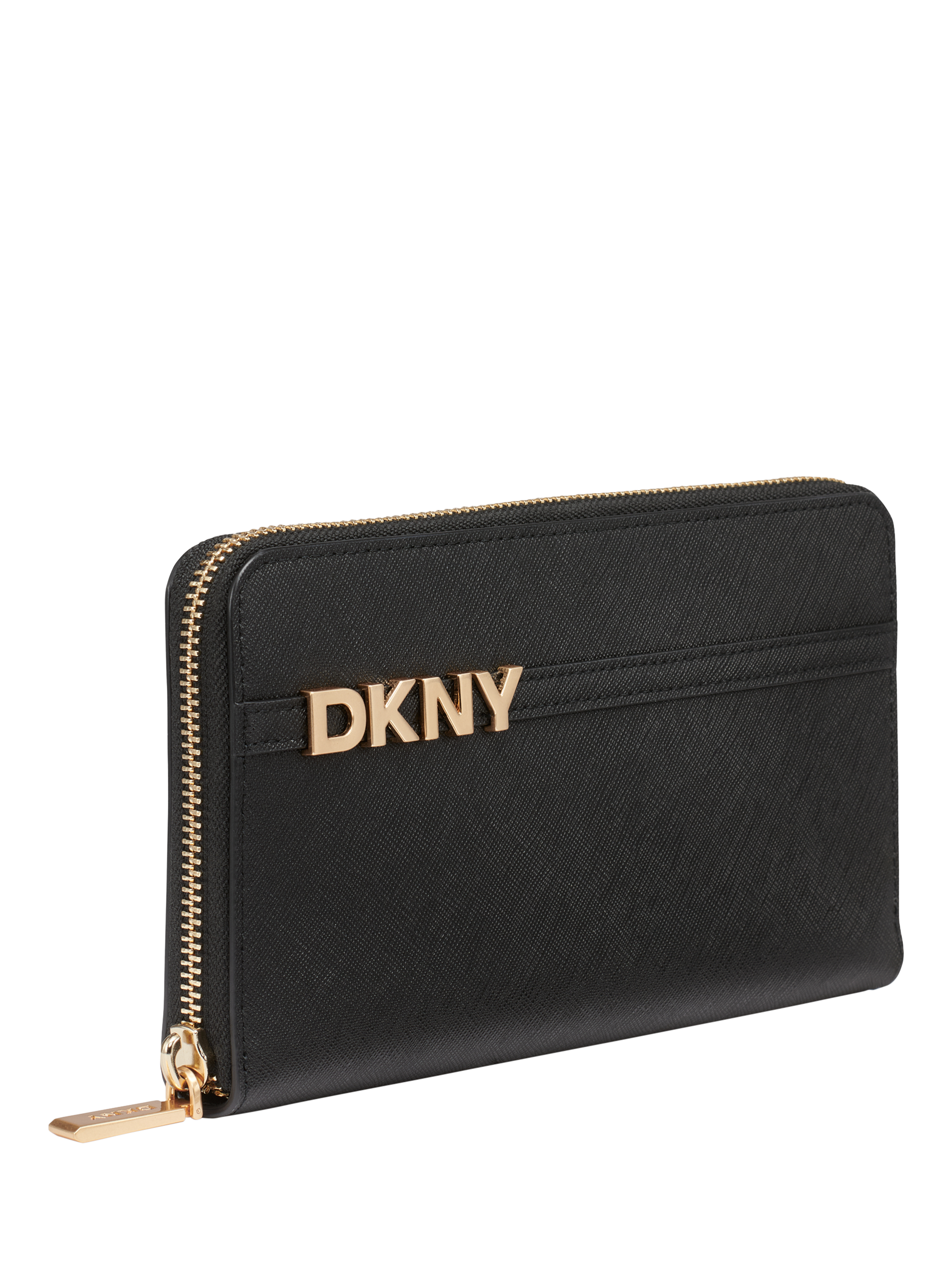 Product image 2 of 5, which shows CHARLES & KEITH Avril Zip Up Wallet, Black