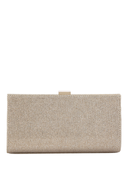 Carvela Helena Embellished Clutch Bag, Gold