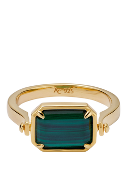 Astley Clarke Spinning Deco Ring, Gold/Multi, Gold/Multi