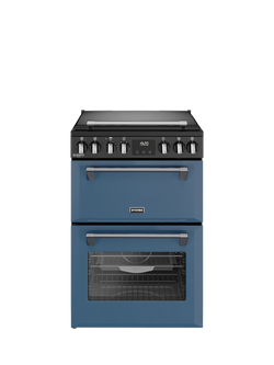Stoves Richmond Deluxe 60cm Electric Range Cooker with Induction Hob, Twilight Blue