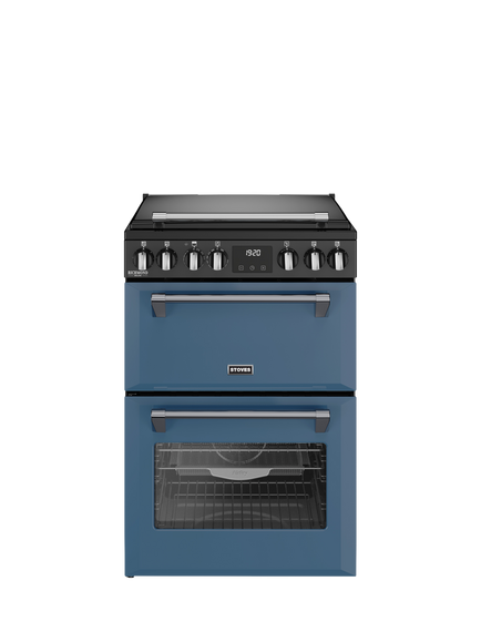 Stoves Richmond Deluxe 60cm Electric Range Cooker with Induction Hob, Twilight Blue