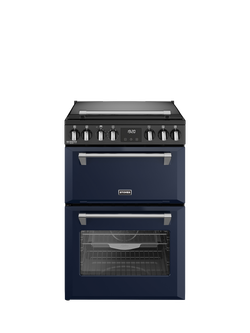 Stoves Richmond Deluxe 60cm Electric Range Cooker with Induction Hob, Midnight Blue