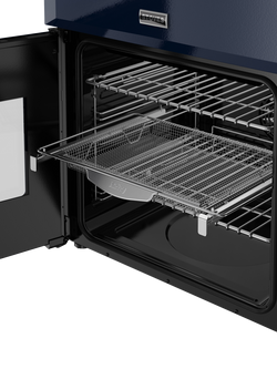 Stoves Richmond Deluxe 60cm Electric Range Cooker with Induction Hob - view 2, Midnight Blue