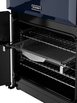 Stoves Richmond Deluxe 90cm Dual Fuel Range Cooker with Gas Hob - view 2, Midnight Blue