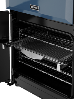 Stoves Richmond Deluxe 90cm Electric Range Cooker with Induction Hob - view 2, Twilight Blue