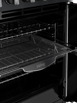 Stoves Richmond Deluxe 100cm Dual Fuel Range Cooker with Gas Hob - view 2, Anthracite Grey