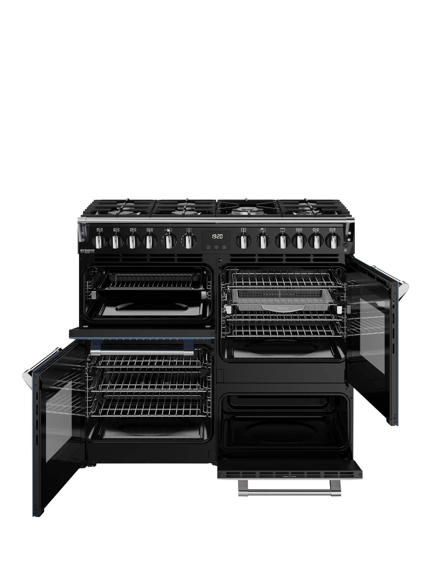 Stoves Richmond Deluxe 100cm Dual Fuel Range Cooker with Gas Hob ...