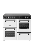Stoves Richmond Deluxe 100cm Electric Range Cooker with Induction Hob, Ice White