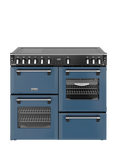 Stoves Richmond Deluxe 100cm Electric Range Cooker with Induction Hob, Twilight Blue
