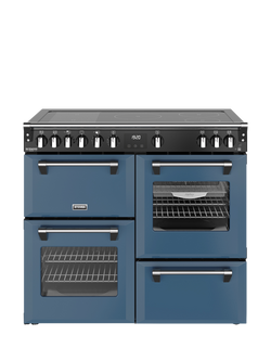 Stoves Richmond Deluxe 100cm Electric Range Cooker with Induction Hob, Twilight Blue