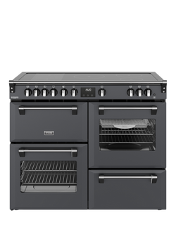 Stoves Richmond Deluxe 110cm Electric Range Cooker with Induction Hob, Anthracite Grey