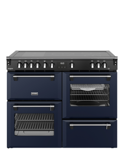 Stoves Richmond Deluxe 110cm Electric Range Cooker with Induction Hob, Midnight Blue