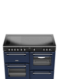 Stoves Richmond Deluxe 110cm Electric Range Cooker with Induction Hob, Midnight Blue