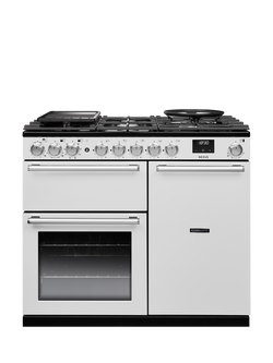 Rangemaster Nexus 100cm Dual Fuel Range Cooker with Gas Hob, White