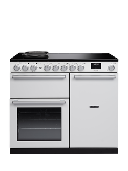 Rangemaster Nexus 100cm Electric Range Cooker with Induction Hob, White