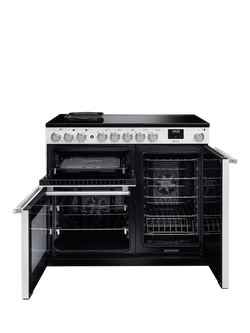 Rangemaster Nexus 100cm Electric Range Cooker with Induction Hob - view 2, White