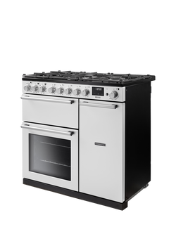 Rangemaster Nexus 90cm Dual Fuel Range Cooker with Gas Hob - view 2, White