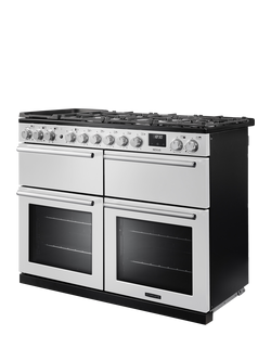 Rangemaster Nexus 110cm Dual Fuel Range Cooker with Gas Hob - view 2, White