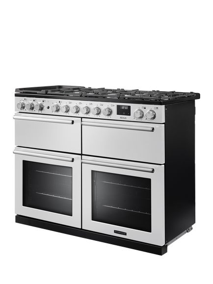 Rangemaster Nexus 110cm Dual Fuel Range Cooker with Gas Hob - view 2, White
