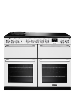 Rangemaster Nexus 110cm Electric Range Cooker with Induction Hob, White
