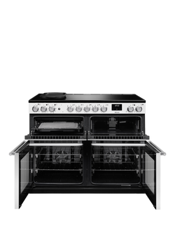 Rangemaster Nexus 110cm Electric Range Cooker with Induction Hob - view 2, White