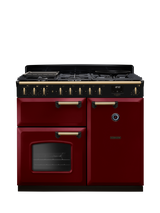 Rangemaster Classic Deluxe CLDL100DFP 100cm Dual Fuel Range Cooker with Gas Hob