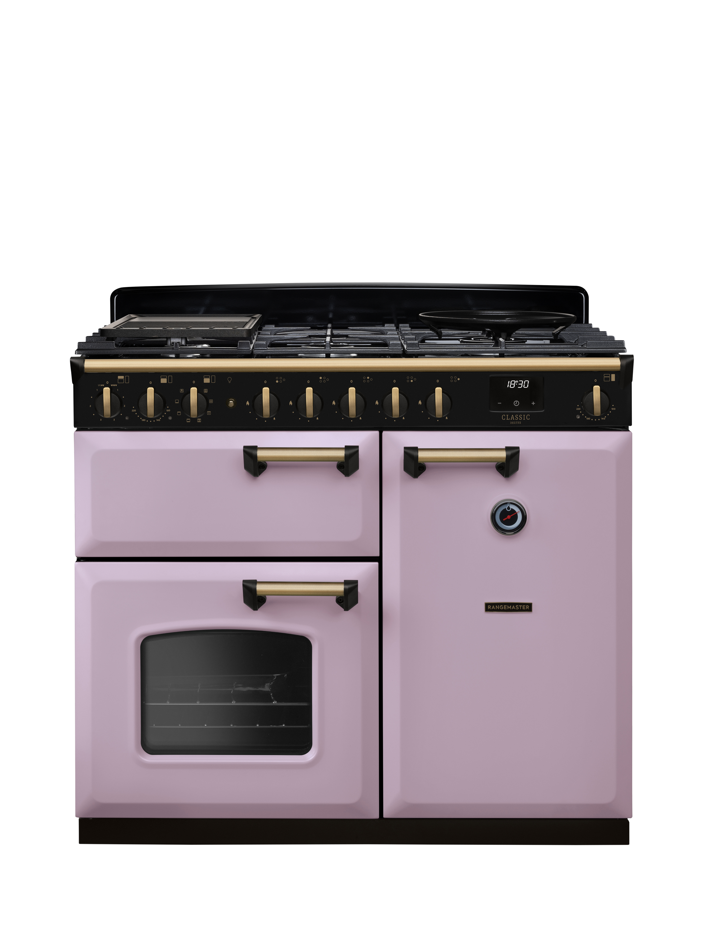 Rangemaster Classic Deluxe CLDL100DFPHTH/AB1 100cm Dual Fuel Range ...