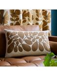 Orla Kiely Sycamore Stripe Cushion, Coffee