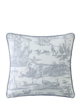 Laura Ashley Braysmith Toile Cushion, Blue
