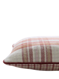 Laura Ashley Padbury Check Cushion, Russet