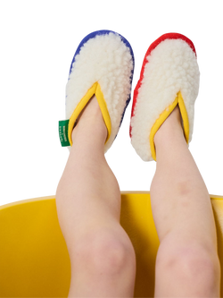 BINIBAMBA Bobo Choses Binibooties Merino Wool Booties, Milk - view 2, Milk