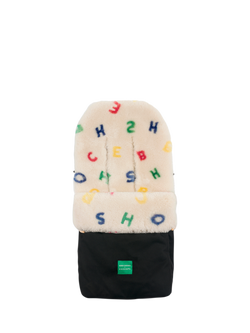 BINIBAMBA Bobo Choses Letterland Puffmuff Footmuff, Milk, Milk