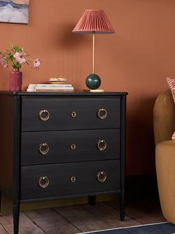 Swoon Reyna 3 Drawer Chest, Charcoal - view 2, Charcoal