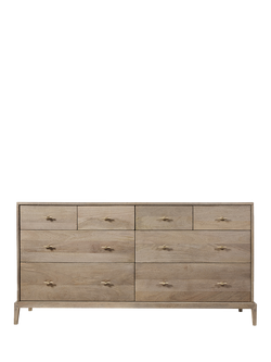 Swoon Verne 8 Drawer Chest, Grey, Grey