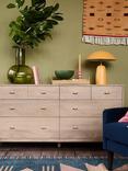 Swoon Verne 8 Drawer Chest, Grey