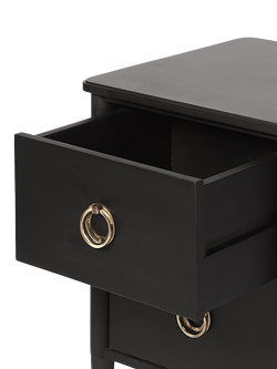 Swoon Rayna 2 Drawer Bedside Table, Charcoal - view 2, Charcoal