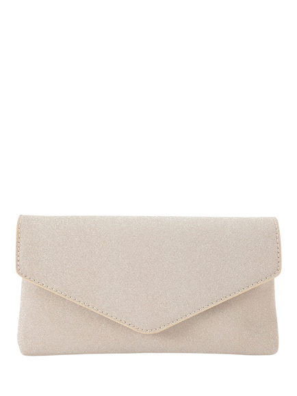 KG Kurt Geiger Bella Flap-Over Multiway Strap Handbag, Gold, Gold