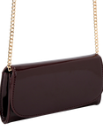 KG Kurt Geiger Bella Flap-Over Multiway Strap Handbag, Red