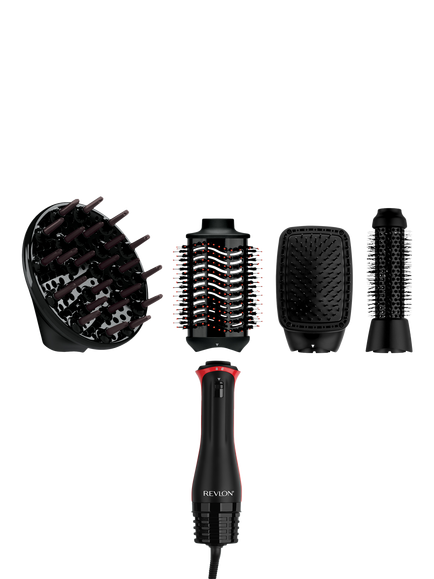 Revlon One-Step™ Blow-Dry Multi 4-in-1 Air Styler, Black, Black