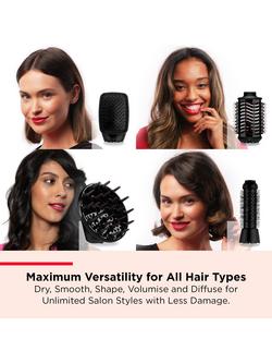 Revlon One-Step™ Blow-Dry Multi 4-in-1 Air Styler, Black - view 2, Black