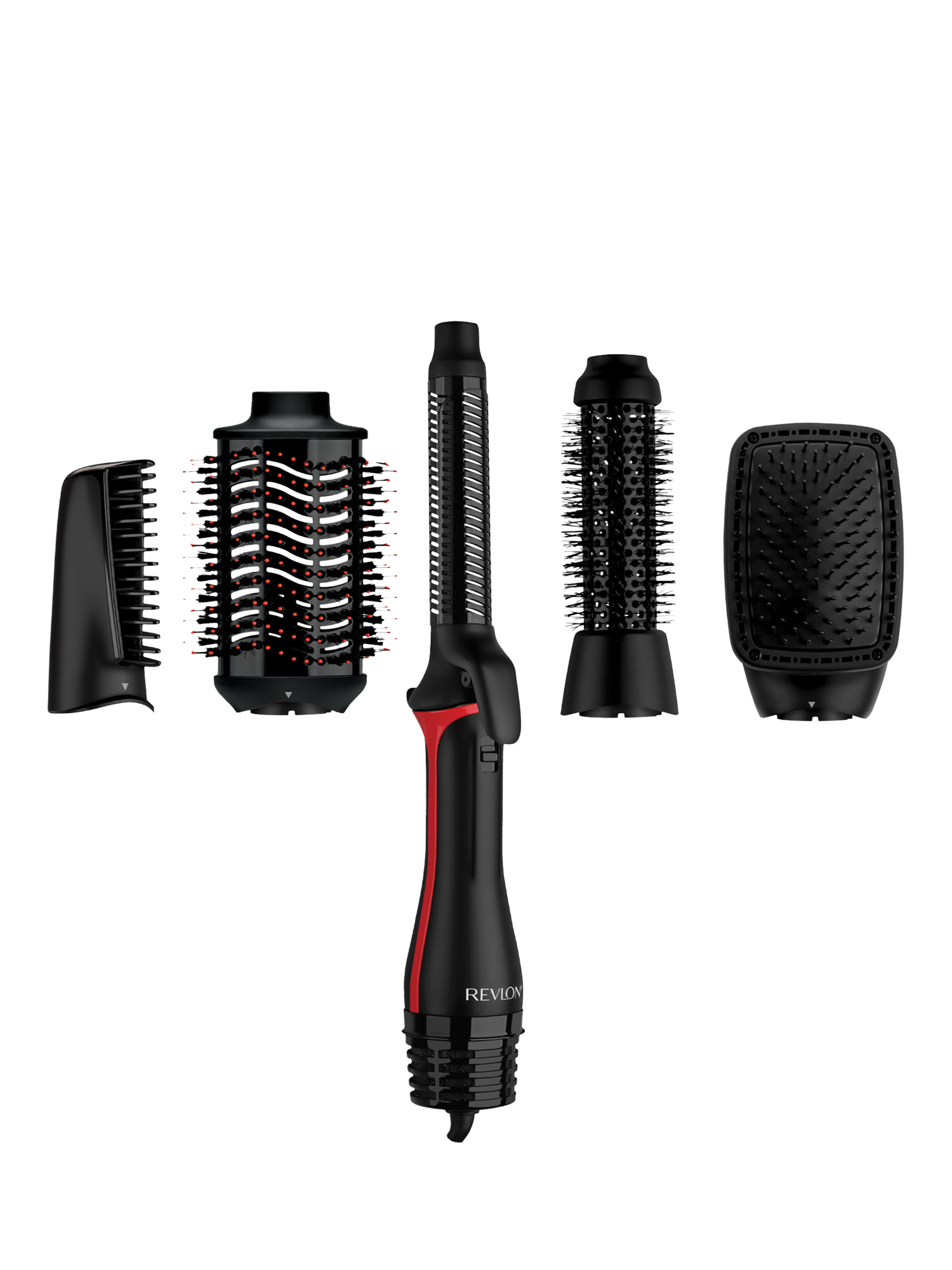 Product image 1 of 10, which shows Revlon One Step 5-in-1 Hair Styler, Black