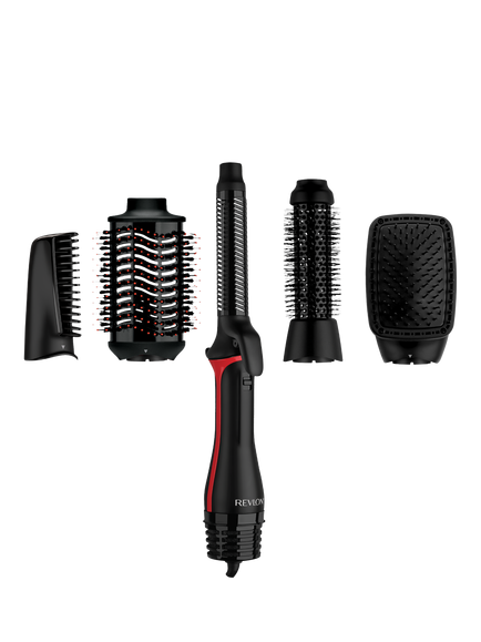 Revlon One Step 5-in-1 Hair Styler, Black, Black