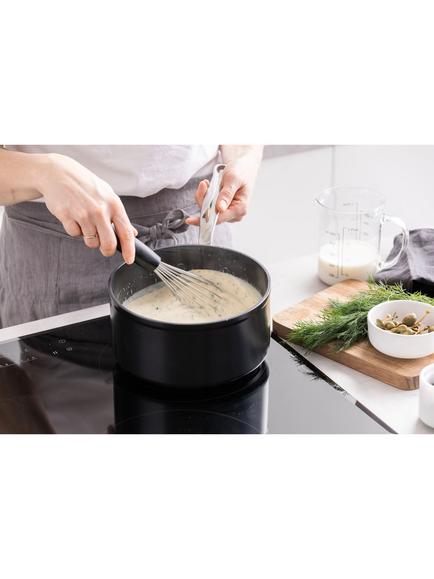 GreenPan Barcelona Pro Hard Anodised Aluminium Ceramic Non-Stick Saucepan & Lid - view 2, Black
