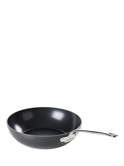 GreenPan Barcelona Pro Hard-Anodised Aluminium Ceramic Non-Stick Wok, 28cm, Black Black