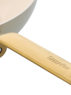 GreenPan Evolution Aluminium Ceramic Non-Stick Frying Pan, Cream - view 2, Natural Cream