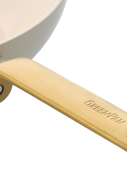 GreenPan Evolution Aluminium Ceramic Non-Stick Frying Pan, Cream - view 2, Natural Cream