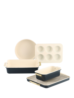 GreenPan Reserve Aluminium Ceramic Non-Stick Baking Set, 5 Piece, Oxford Blue, Oxford Blue