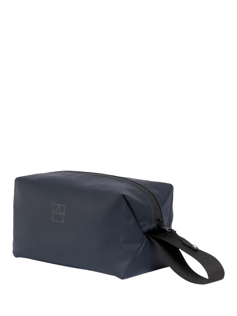 Product image 1 of 4, which shows Stubble & Co Zipped Wash Bag, Midnight Blue