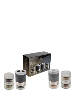 Peugeot Maestro Duo u'Select Manual Adjustable Beech Wood Salt & Pepper Mill Gift Set, Graphite - view 2, Graphite